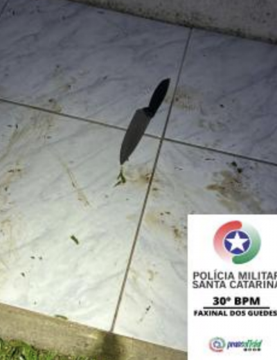 Crime ocorreu no bairro São Cristovão, em Faxinal dos Guedes