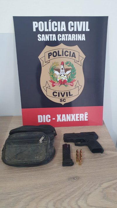 Arma usada no crime foi encontrada municiada pelos policiais civis