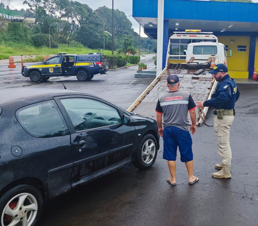 Condutor foi atuado nas proximidades de Pinhalzinho