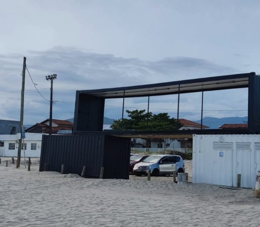 Complexo de esporte e lazer foi construído no Mar Aberto, na Ponta do Papagaio