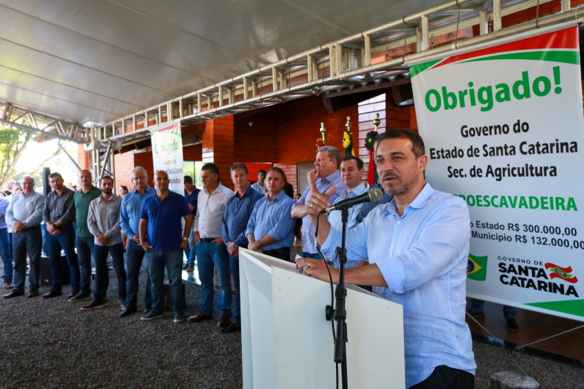 Programa foi lançado pelo governador Carlos Moisés  neste domingo (20), em Vargeão