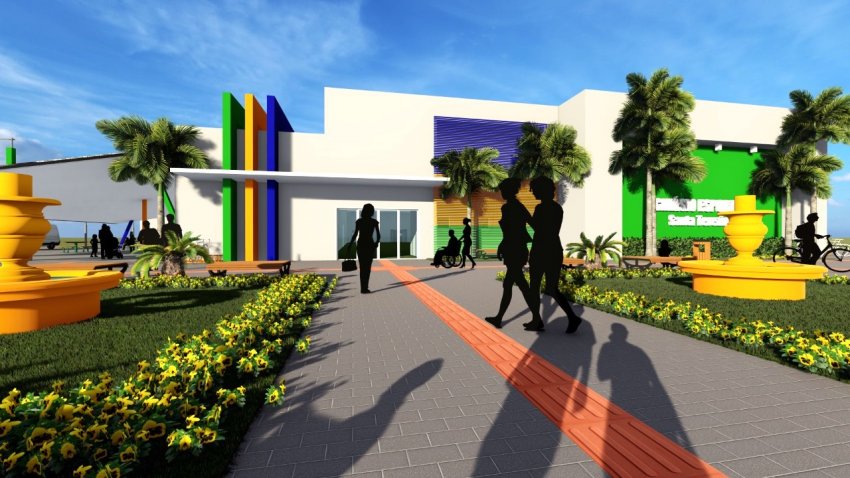 Complexo Escolar terá espaço exclusivo com ginásio de esportes, centro de eventos e refeitório