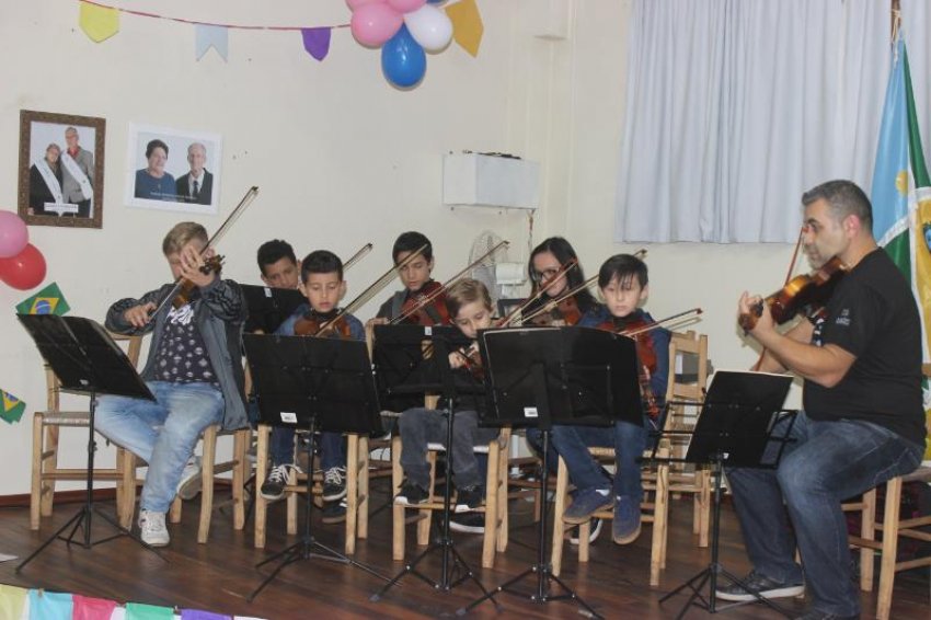 Apresentações do 1º Recital 2018 da Casa da Cultura de Xaxim aconteceram durante quatro dias (Foto: Prefeitura de Xaxim)
