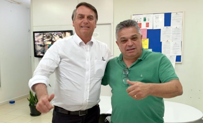Bolsonaro visitou João Rodrigues durante passagem por Chapecó em novembro de 2020