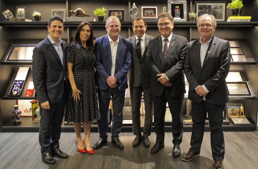 Gelson Merisio esteve reunido com o governador João Doria, nesta segunda-feira (18), em São Paulo