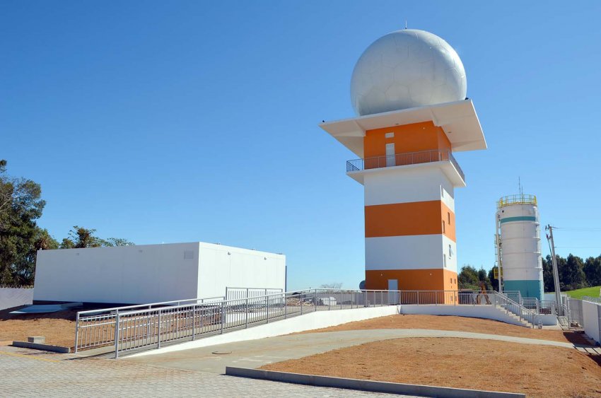 SC é o primeiro Estado do país a ter cobertura de radares meteorológicos em 100% dos seus municípios (Foto: ADR Chapecó)