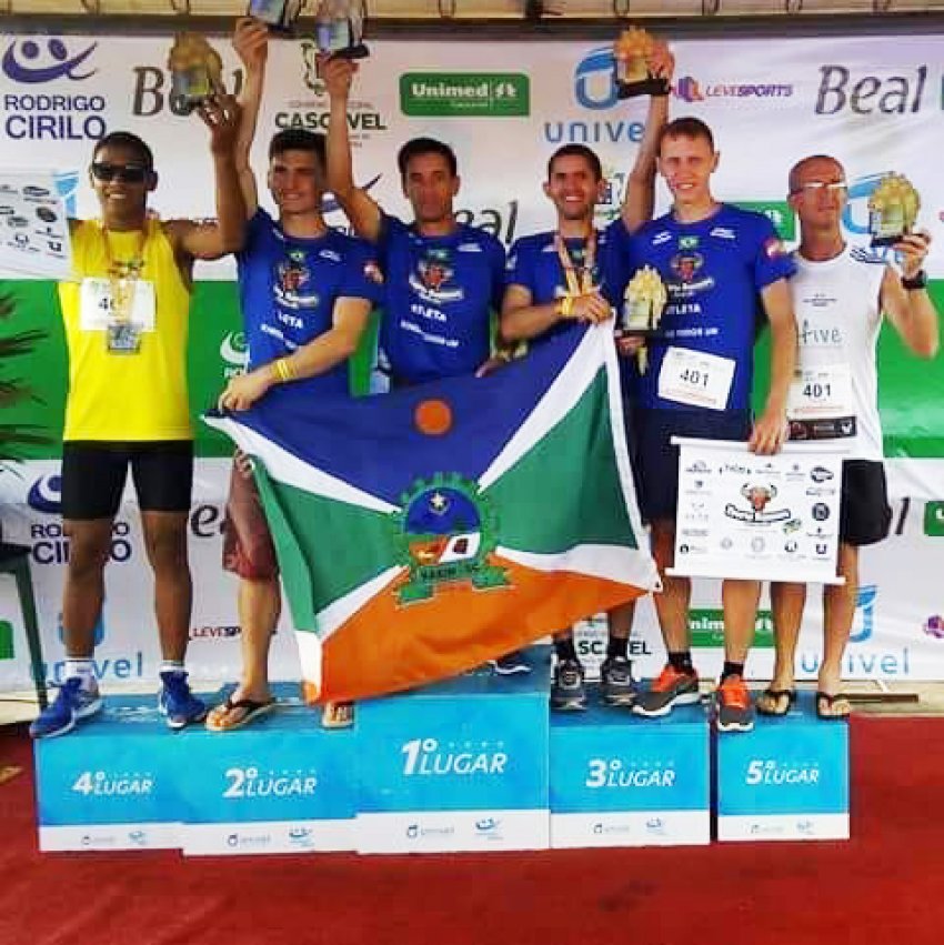 Corredores representaram Xaxim na Ultramaratona do Paraná e também em São Miguel do Oeste