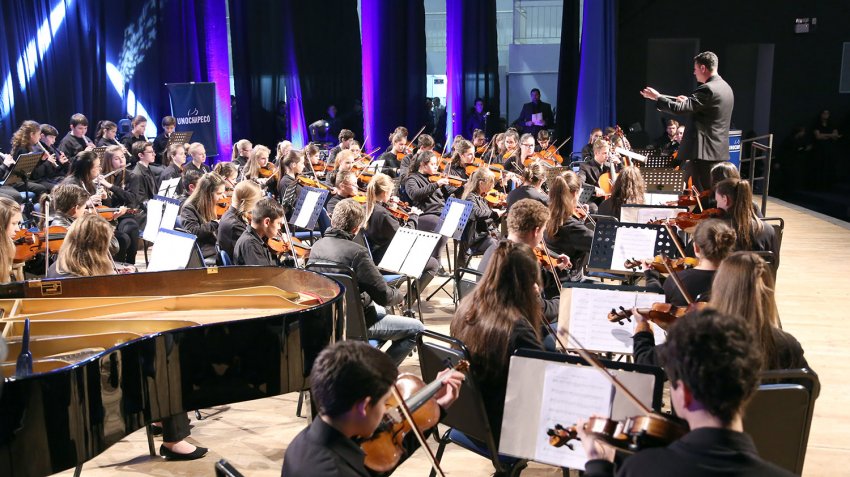 Evento vai reunir cerca de 330 músicos no Centro de Eventos (Foto: Unochapecó)