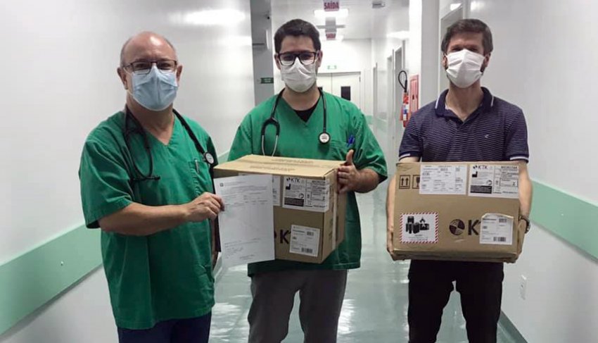 Hospital Frei Bruno recebeu dois respiradores na tarde desta terça-feira (02)