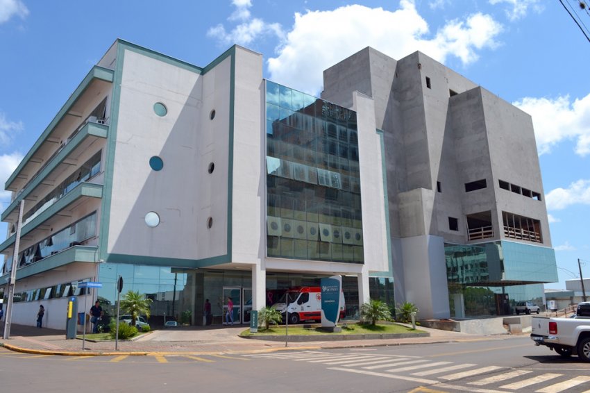 Hospital Regional São Paulo, em Xanxerê atende diversos municípios da região (Foto: ADR Xanxerê)