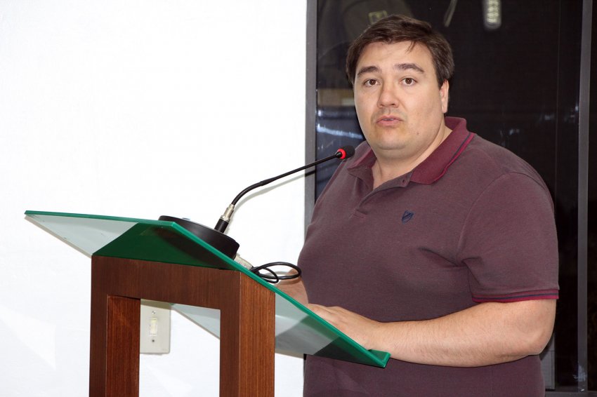 Agenor Junior Maier falou na Tribuna da Câmara de Vereadores de Xaxim nesta terça-feira (09)